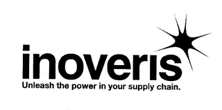 INOVERIS UNLEASH THE POWER IN YOUR SUPPLY CHAIN. logo