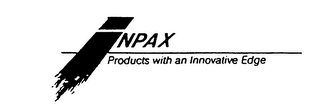 INPAX PRODUCTS WITH AN INNOVATIVE EDGE logo