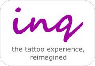 INQ THE TATTOO EXPERIENCE, REIMAGINED logo