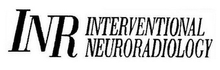 INR INTERVENTIONAL NEURORADIOLOGY logo