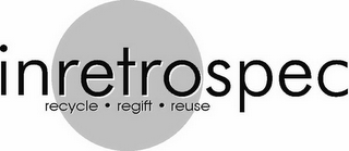 INRETROSPEC RECYCLE · REGIFT · REUSE logo