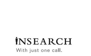 INSEARCH WITH JUST ONE CALL. logo