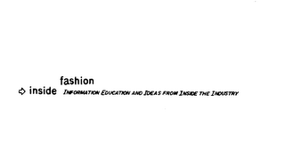 INSIDE FASHION INFORMATION EDUCATION AND IDEAS FROM INSIDE THE INDUSTRY logo