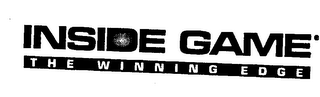 INSIDE GAME THE WINNING EDGE logo