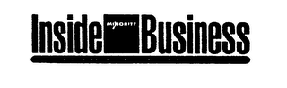 INSIDE MINORITY BUSINESS THE VOICE OF EMERGING MINORITIES AND WOMEN IN BUSINESS logo