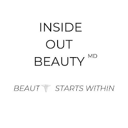 INSIDE OUT BEAUTY MD BEAUTY STARTS WITHIN logo