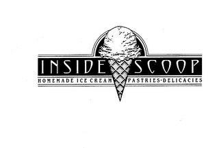 INSIDE SCOOP HOMEMADE ICE CREAM PASTRIES DELICACIES logo