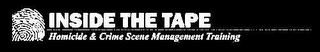 INSIDE THE TAPE HOMICIDE & CRIME SCENE MANAGEMENT TRAINING logo