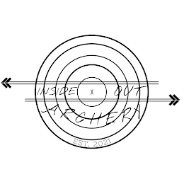 INSIDE X OUT ARCHERY EST 2021 logo