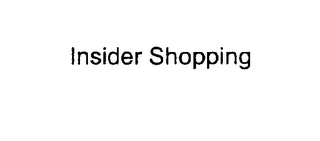 INSIDER SHOPPING logo
