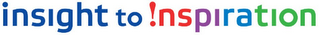 INSIGHT TO !NSPIRATION logo