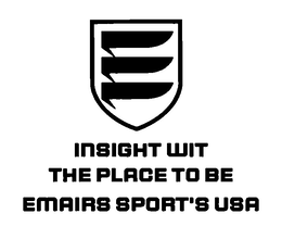 INSIGHT WIT THE PLACE TO BE EMAIRS SPORT'S USA logo