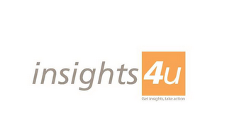 INSIGHTS4U GET INSIGHTS, TAKE ACTION logo