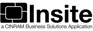 INSITE A CINRAM BUSINESS SOLUTIONS APPLICATION logo