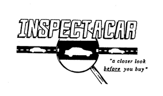 INSPECT-A-CAR "A CLOSER LOOK BEFORE YOU BUY" logo