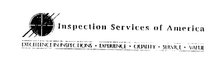 INSPECTION SERVICES OF AMERICA EXCELLENCE IN INSPECTIONS EXPERIENCE QUALITY SERVICE VALUE logo