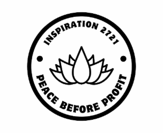 INSPIRATION 2721 PEACE BEFORE PROFIT logo