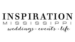 INSPIRATION MISSISSIPPI WEDDINGS · EVENTS · LIFE logo
