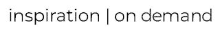 INSPIRATION | ON DEMAND logo