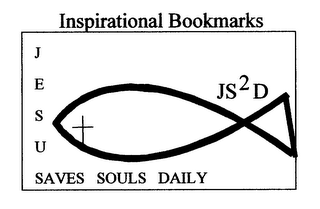 INSPIRATIONAL BOOKMARKS JESUS SAVES SOULS DAILY JS2D logo