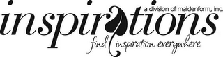 INSPIRATIONS FIND INSPIRATION EVERYWHERE A DIVISION OF MAIDENFORM, INC. logo