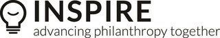 INSPIRE ADVANCING PHILANTHROPY TOGETHER logo