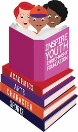 INSPIRE YOUTH ENRICHMENT FOUNDATION ACADEMICS ARTS CHARACTER SPORTS logo