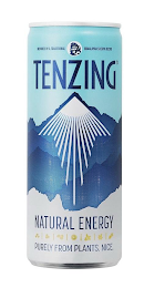 INSPIRED BY A TRADITIONAL HIMALAYAN SHERPA RECIPE TENZING NATURAL ENERGY PURELY FROM PLANTS. NICE. logo