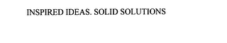 INSPIRED IDEAS.  SOLID SOLUTIONS logo