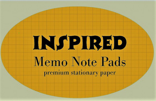 INSPIRED MEMO NOTE PADS PREMIUM STATIONARY PAPER logo