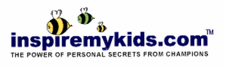INSPIREMYKIDS.COM THE POWER OF PERSONAL SECRETS FROM CHAMPIONS logo