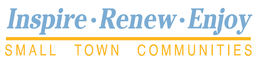 INSPIRE·RENEW·ENJOY SMALL TOWN COMMUNITIES logo