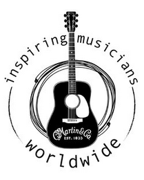 INSPIRING MUSICIANS WORLDWIDE CF MARTIN & CO. EST. 1833 logo