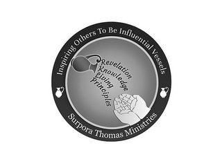 INSPIRING OTHERS TO BE INFLUENTIAL VESSELS SURPORA THOMAS MINISTRIES REVELATION KNOWLEDGE LIVING PRINCIPLES logo