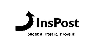 INSPOST SHOOT IT. POST IT. PROVE IT. logo