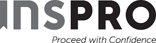 INSPRO PROCEED WITH CONFIDENCE logo