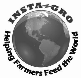 INSTA GRO HELPING FARMERS FEED THE WORLD logo