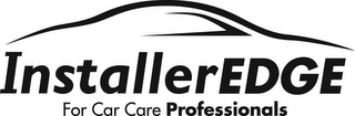 INSTALLEREDGE FOR CAR CARE PROFESSIONALS logo