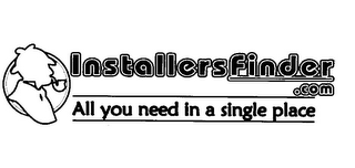 INSTALLERSFINDER .COM ALL YOU NEED IN A SINGLE PLACE logo