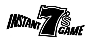 INSTANT 7'S GAME logo