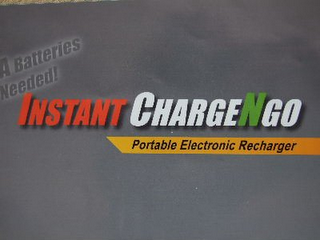 INSTANT CHARGENGO PORTABLE ELECTRONIC RECHARGER A BATTERIES NEEDED! logo
