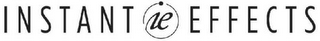 INSTANT EFFECTS logo