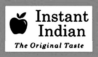 INSTANT INDIAN THE ORIGINAL TASTE logo