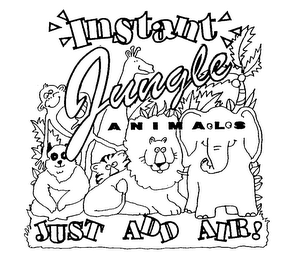 INSTANT JUNGLE ANIMALS JUST ADD AIR! logo
