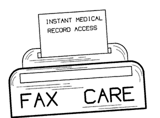 INSTANT MEDICAL RECORD ACCESS FAX CARE logo