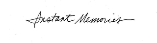 INSTANT MEMORIES logo