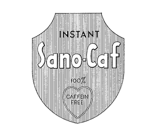 INSTANT SANO-CAF 100% CAFFEIN FREE logo