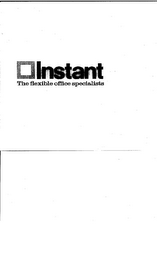 INSTANT THE FLEXIBLE OFFICE SPECIALISTS logo