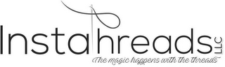 INSTATHREADS LLC THE MAGIC HAPPENS WITHTHE THREADS logo