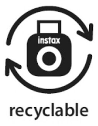 INSTAX RECYCLABLE logo